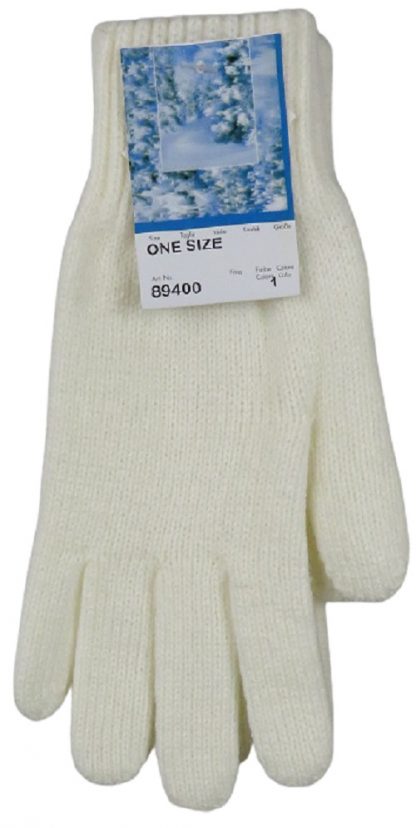 Handschoen dames gebreid, zacht opgeruwd van binnen. Niet uit China, keuze uit 22 kleuren. - Afbeelding 2