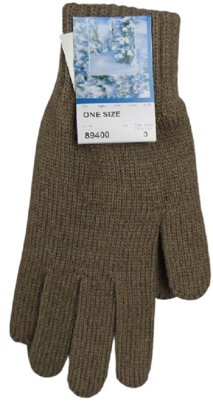 Handschoen dames gebreid, zacht opgeruwd van binnen. Niet uit China, keuze uit 22 kleuren. - Afbeelding 5