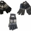Handschoenen heren Paradise met Jacquard motief, Thinsulate en deels wol
