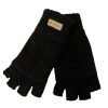 Handschoenen heren gebreid, halve vingers Paradise, met Thinsulate, 30% wol - Afbeelding 3