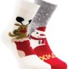 Dames kerst sokken winter - prijs per 2 paar. Met deels wol en elastan, maat 36-41. - Afbeelding 6