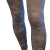 Legging met verschillende opschriften, 70 den. Maten S-M en L-XL. Per 3 stuks. - Afbeelding 7