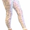 Legging met verschillende opschriften, 70 den. Maten S-M en L-XL. Per 3 stuks. - Afbeelding 5