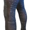 Legging met verschillende opschriften, 70 den. Maten S-M en L-XL. Per 3 stuks. - Afbeelding 12
