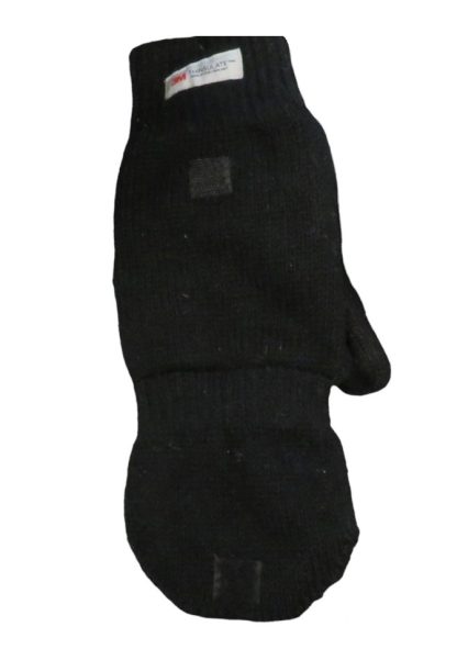 Thinsulate want dames Paradise met halve vingers, 30% wol met klittenbandsluiting - Afbeelding 4
